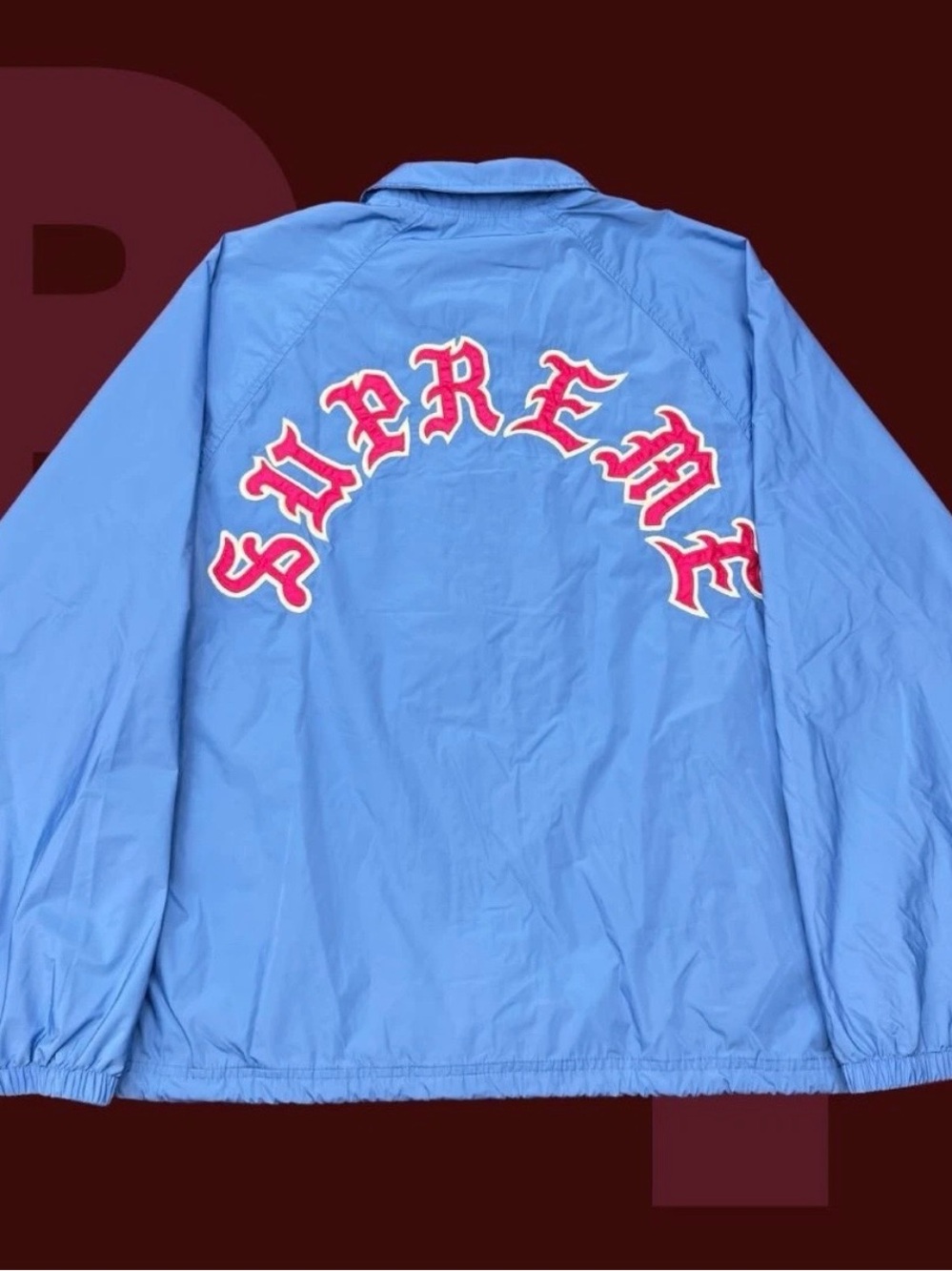 Supreme Old English Arc Coaches Jacket (X-Large)